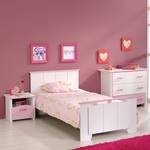 Bed Biotiful wit/roze