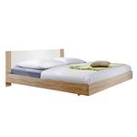 Bed Cannes Grof gezaagd eikenhouten look/wit - 160 x 200cm