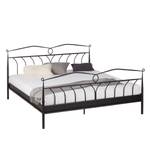 Bett Capitol City Metall - Schwarz - Schwarz - 180 x 200cm