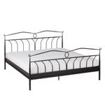 Bett Capitol City Metall - Schwarz - Schwarz - 180 x 200cm