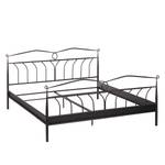 Bett Capitol City Metall - Schwarz - Schwarz - 180 x 200cm