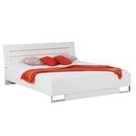 Bed Dillon alpinewit/chroom - ligoppervlak: 160x200cm