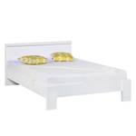 Bed Emblaze II mat wit - LED-verlichting - 140 x 200cm