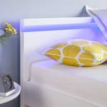 Bed Emblaze II mat wit - LED-verlichting - 160 x 200cm