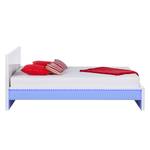 Bed Emblaze (incl. LED-verlichting) mat wit - LED-verlichting - 140 x 200cm
