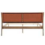Massief houten bed Fleek II massief eikenhout - Orange / licht eikenhout - 160 x 200cm