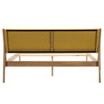 Massief houten bed Fleek II massief eikenhout - Geel/Eikenhouten - 180 x 200cm