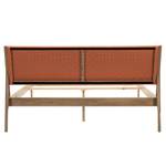 Massief houten bed Fleek II massief eikenhout - Orange / licht eikenhout - 180 x 200cm