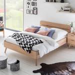 Bed Finsby massief beukenhout - wit - 140 x 200cm