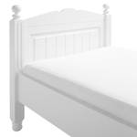 Bed La Coquette deels massief grenenhout - wit - 90 x 200cm