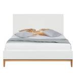 Letto alto 104 cm LINDHOLM Bianco opaco - 140 x 200cm