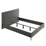 Bed Eroll eikenhout grijs - 140 x 190cm