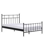 Bett Molt Schwarz - Metall - 149 x 110 x 209 cm