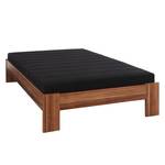 Bed Rachel Notenboomhouten look - 120 x 200cm - Met lattenbodem & matras