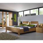 Bed Savina Wild eikenhout - 200 x 200cm - Met verlichting