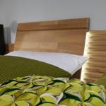 Bed Savina Wild eikenhout - 200 x 200cm - Met verlichting