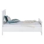 Bed South Hampton II massief acaciahout - wit