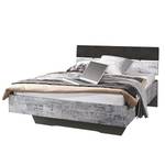 Bett Sumatra Grau - Holzwerkstoff - Kunstleder - 147 x 83 x 215 cm