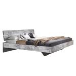 Bett Sumatra Grau - Holzwerkstoff - 97 x 83 x 215 cm