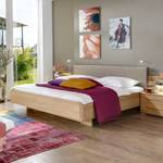 Bed Torino deels massief eikenhout - Saharakleurig - 180 x 190cm