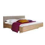 Bed Torino deels massief eikenhout - Saharakleurig - 200 x 220cm