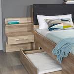 Bedframe Bensheim (3-delig) Sanremo eikenhouten look - 180 x 200cm - Zonder verlichting