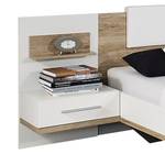 Beddenset Bustas (3-delig) Lichte San Remo eikenhouten look/alpinewit - 160 x 200cm