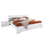 Chambre à coucher Lorca (3 éléments) Blanc alpin - 160 x 200cm - Pas de tiroir de lit