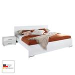 Beddenset Lorca (3-delig) Alpinewit - 180 x 200cm - Geen opbergruimte