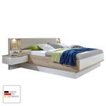 Bedframe Montreal (3-delig) incl. verlichting - Alpinewit/San Remo eikenhouten look - 180 x 200cm