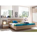 Bedframe Pablo (3-delig) San Remo eikenhouten look/wit