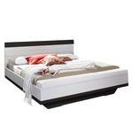 Bedframe Tarragona (3-delig) Alpinewit/wengéhouten Shiraz look - 160 x 200cm