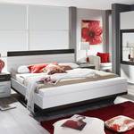 Bedframe Tarragona (3-delig) Alpinewit/wengéhouten Shiraz look - 160 x 200cm