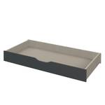 Bedframe Tarragona metallic grijs/San Remo eikenhouten look - ligoppervlak: 160x200cm - inclusief bedlade