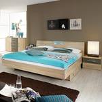 Chambre à coucher Valence-Extra 3 éléments - Imitation chêne de Sonoma / Lava - 160 x 200cm
