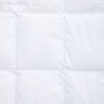 Daunenbett-Set Smood light (2-teilig) Federn / Daunen - Weiß - 155 x 220 cm + Kissen 80 x 80 cm
