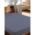 Luxus-Satin-Spannbetttuch Puck Satin - Schiefergrau - 150 x 200 cm