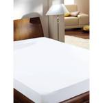 Drap housse Puck Satin - Blanc - 150 x 200 cm