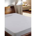 Luxus-Satin-Spannbetttuch Puck Satin - Platingrau - 150 x 200 cm