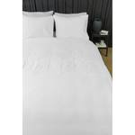 Parure de lit Cevennes Coton - Blanc - 155 x 220 cm + oreiller 80 x 80 cm