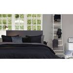 Parure de lit réversible Coppett Coton - Noir - 200 x 200 cm + 2 oreillers 80 x 80 cm