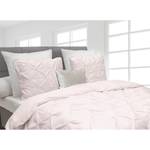 Parure de lit réversible Cromer Coton - Rose clair - 260 x 220 cm + 2 oreillers 60 x 70 cm