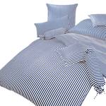 Biancheria da letto Classic I Blu / Bianco - 155 x 200 cm + cuscino 80 x 80 cm