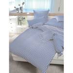 Biancheria da letto Classic I Blu / Bianco - 240 x 220 cm + cuscino 80 x 80 cm