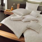 Biancheria da letto Classic I Marrone / Bianco - 155 x 200 cm + cuscino 80 x 80 cm