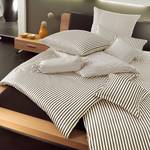 Biancheria da letto Classic I Marrone / Bianco - 155 x 220 cm + cuscino 80 x 80 cm