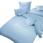 Biancheria da letto Classic I Azzurro / Bianco - 240 x 220 cm + cuscino 80 x 80 cm