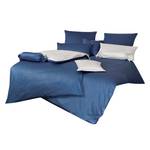 Biancheria da letto Classic II Blu / Bianco - 155 x 220 cm + cuscino 80 x 80 cm