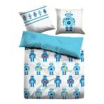 Parure de lit Kids III Linon - Blanc / Bleu