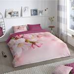 Beddengoed Mila katoen - roze - 200x200cm + 2 kussens 80x80cm